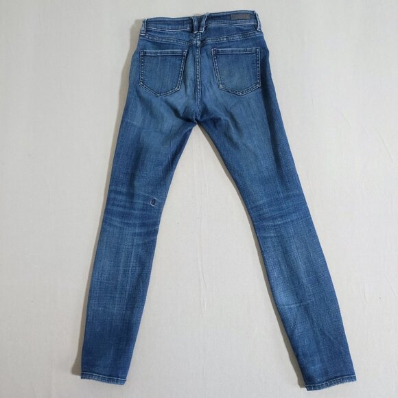 Volcom Brand Jeans women's junior size 25 ink blue colour jeggings stretchy - Picture 3 of 15